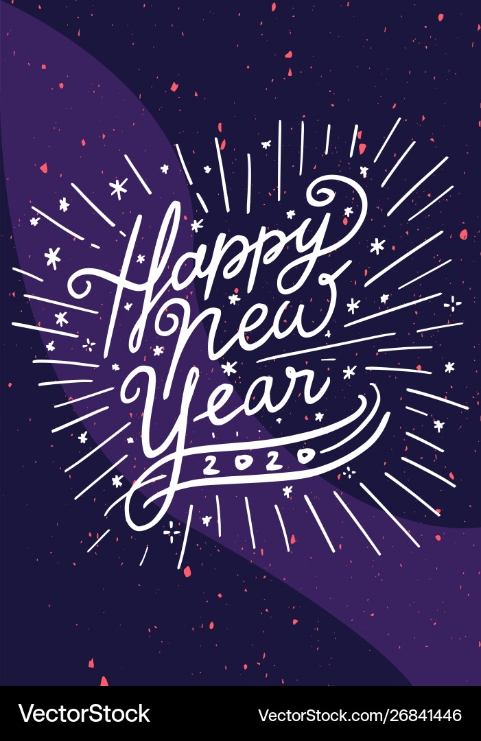 Happy new year 2019 celebration greeting card Happy new year 2019 celebration greeting card Vector Image