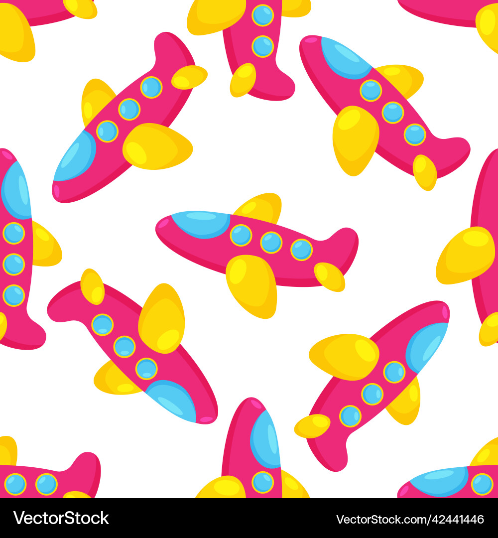Seamless repeating children simple pattern Seamless repeating children simple pattern Vector Image