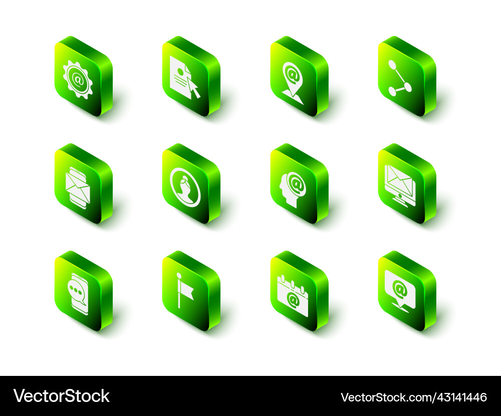 Set document and cursor location mail e-mail Set document and cursor location mail e-mail Vector Image