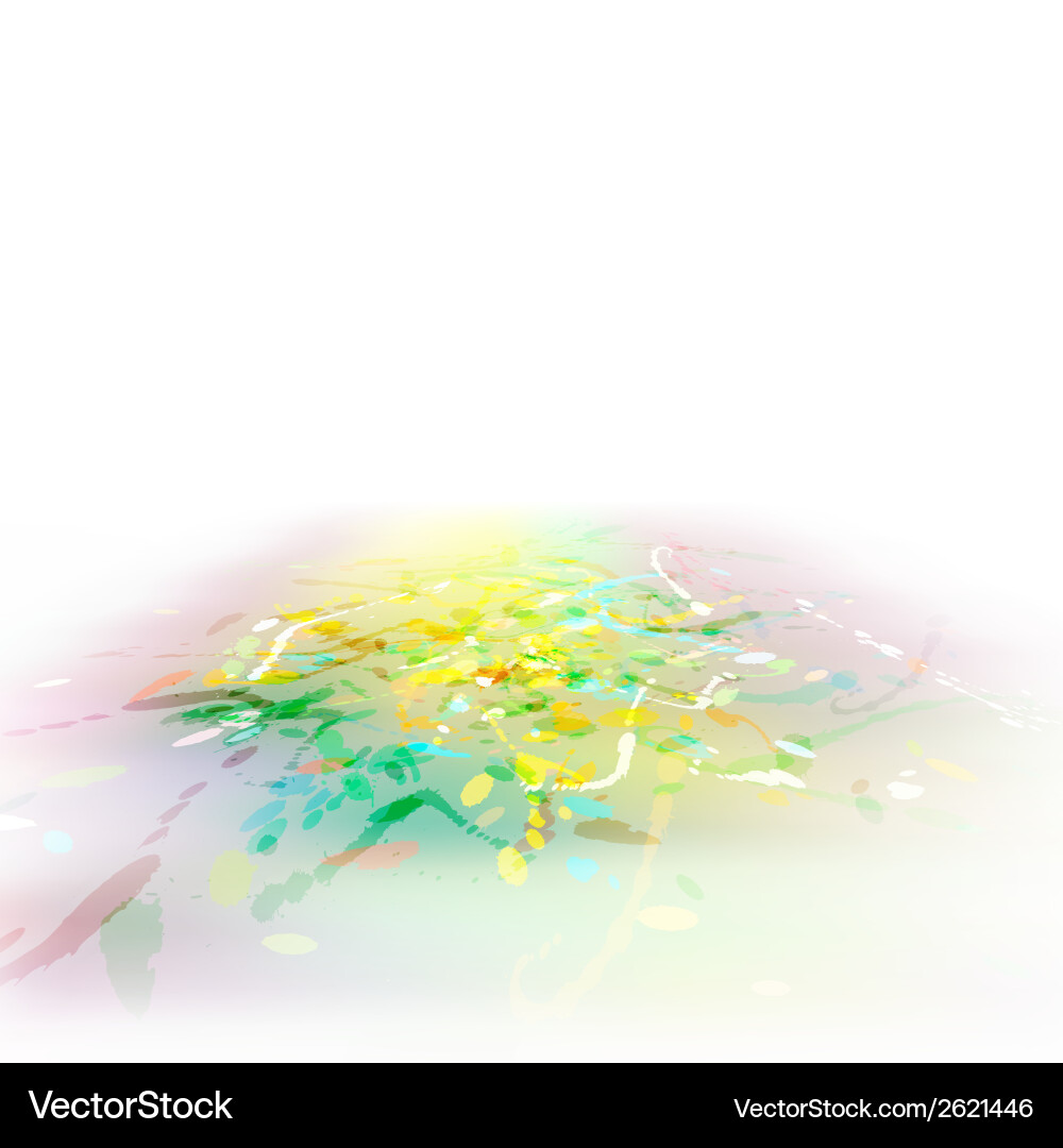 Splash watercolor background plus eps10 Vector Image