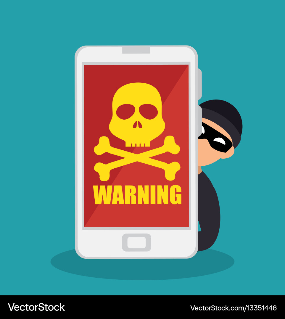 System hacker character icon vector image