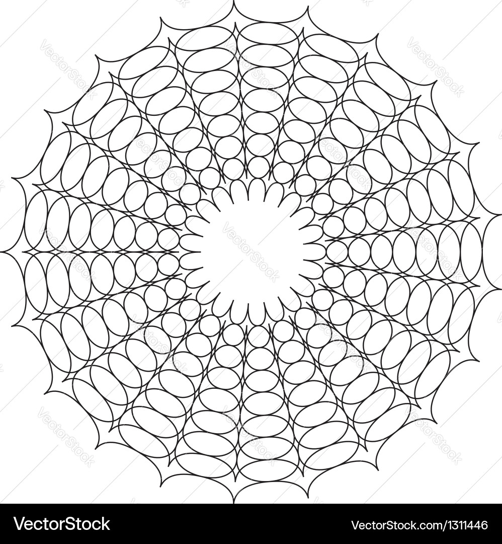 Web pattern vector image