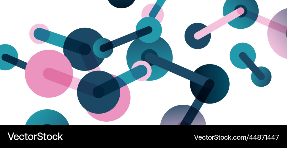 Abstract background round dots connected by lines Abstract background round dots connected by lines Vector Image