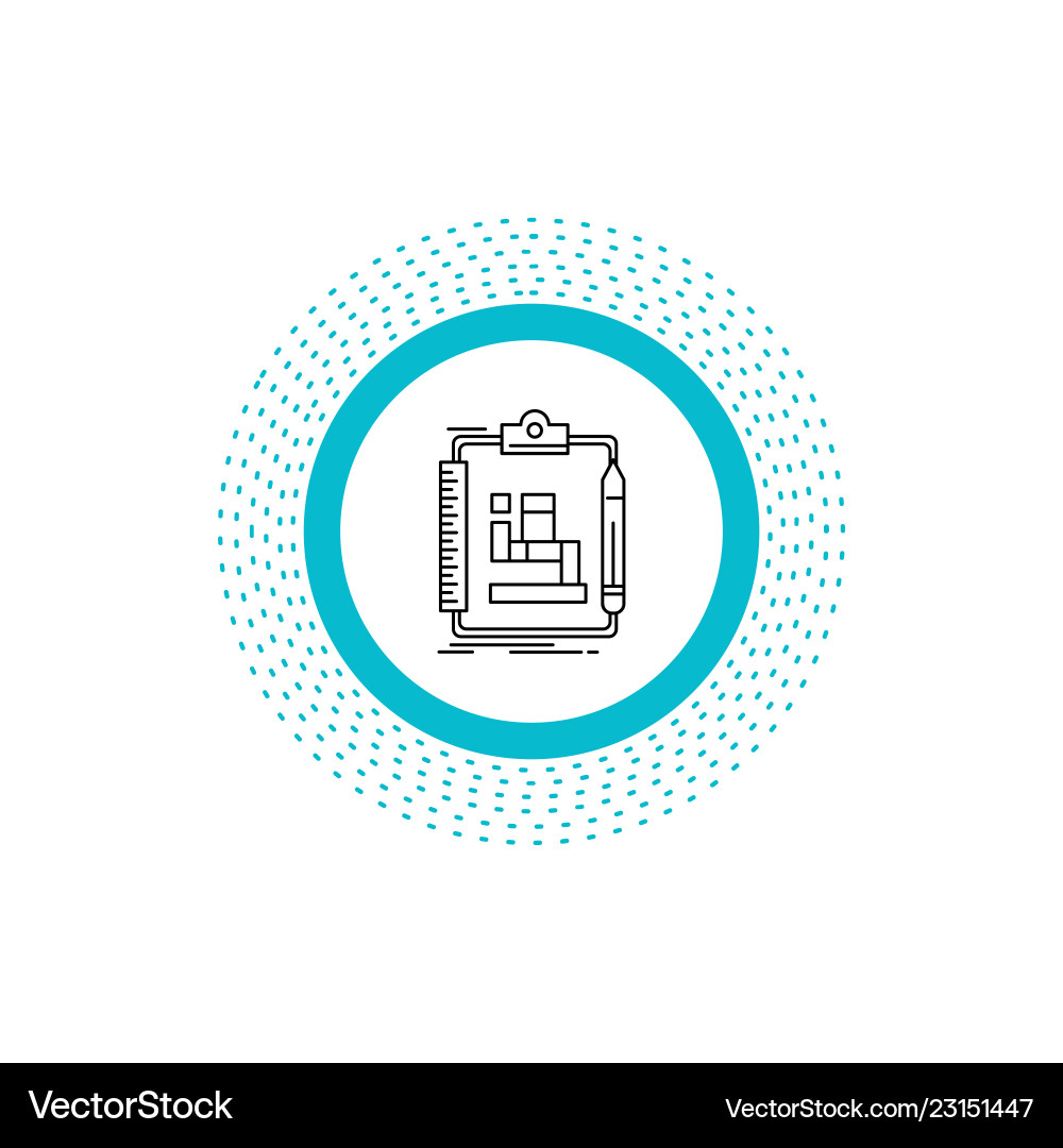 Algorithm process scheme work workflow line icon Algorithm process scheme work workflow line icon vector image