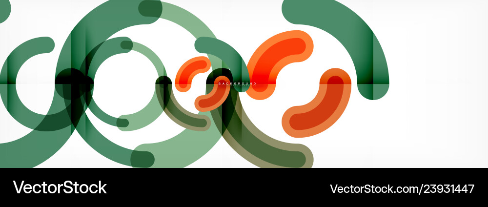 Circular lines design background Vector Image