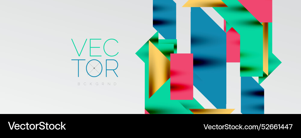 Dynamic lines and triangles Vector Image