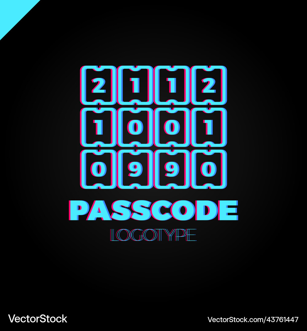 Geben Sie Pin-Code oder Passwort-Symbol Sicherheitsnummer Geben Sie Pin-Code oder Passwort-Symbol Sicherheitsnummer vektorbild