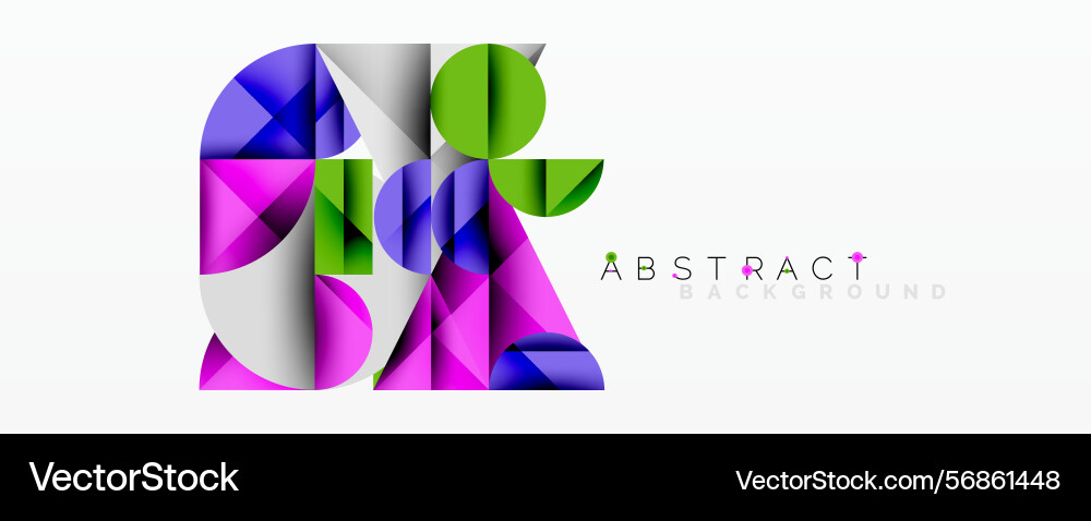 Abstract geometric shapes overlap creating Abstract geometric shapes overlap creating vector image