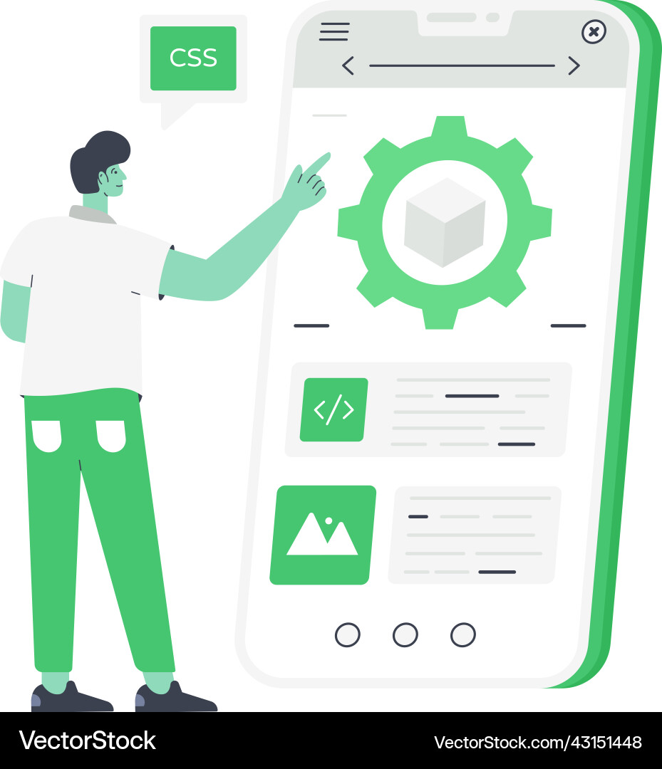 Api development Vector Image