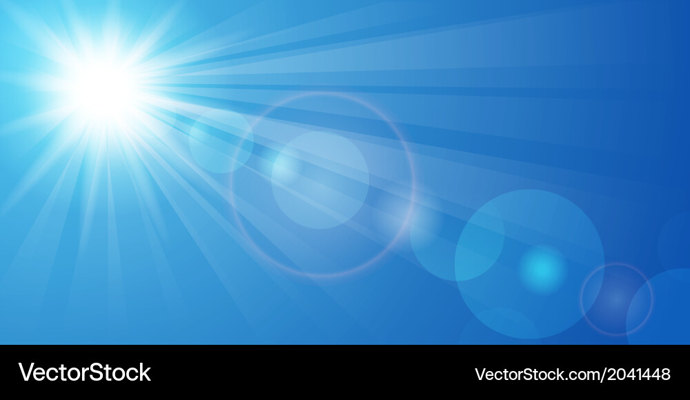 Blue sky Royalty Free Vector Image - VectorStock