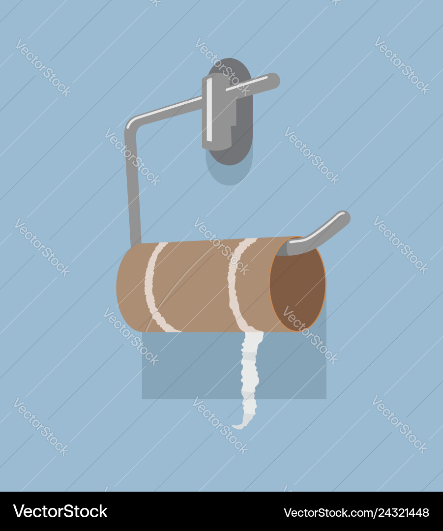 Toilet roll empty Vector Images \u0026 Graphics for Commercial Use | VectorStock, image size:901x1080
