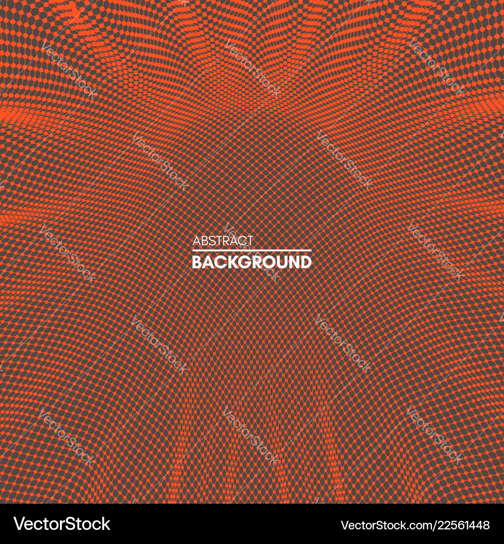 Lattice structure science technology background 3d Lattice structure science technology background 3d vector image