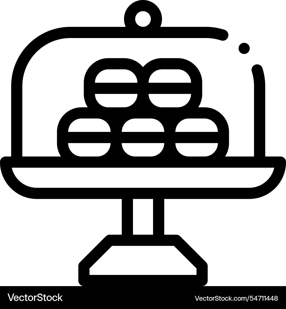 Macaw icon thin linear style design isolated Macaw icon thin linear style design isolated vector image