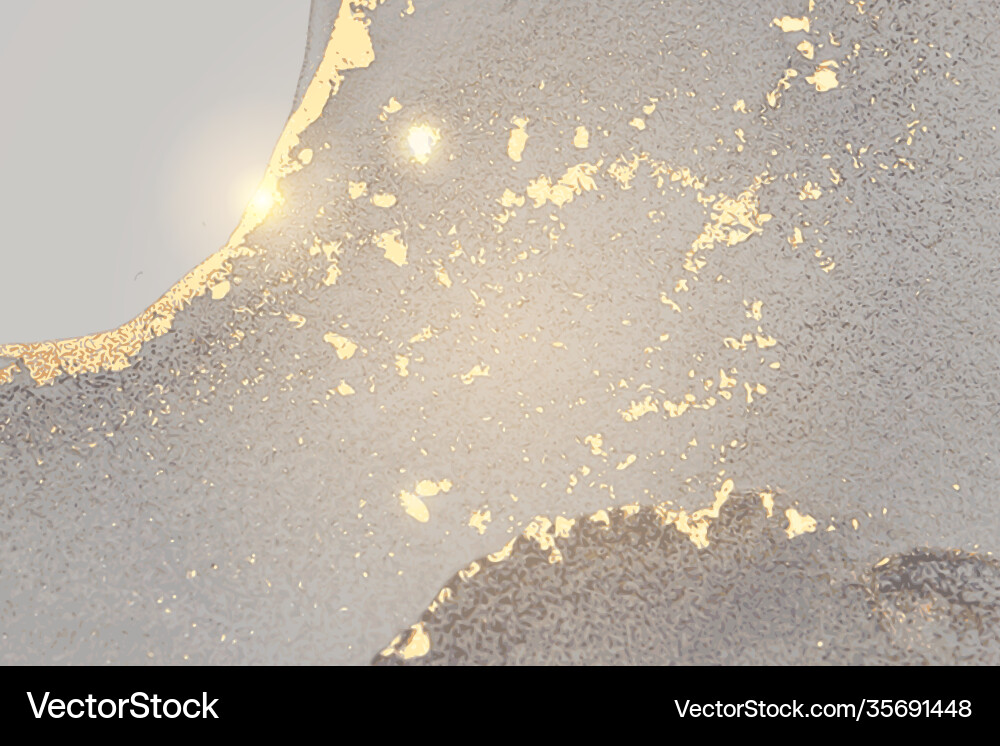 Silver grey and gold stone marble pattern Silver grey and gold stone marble pattern vector image