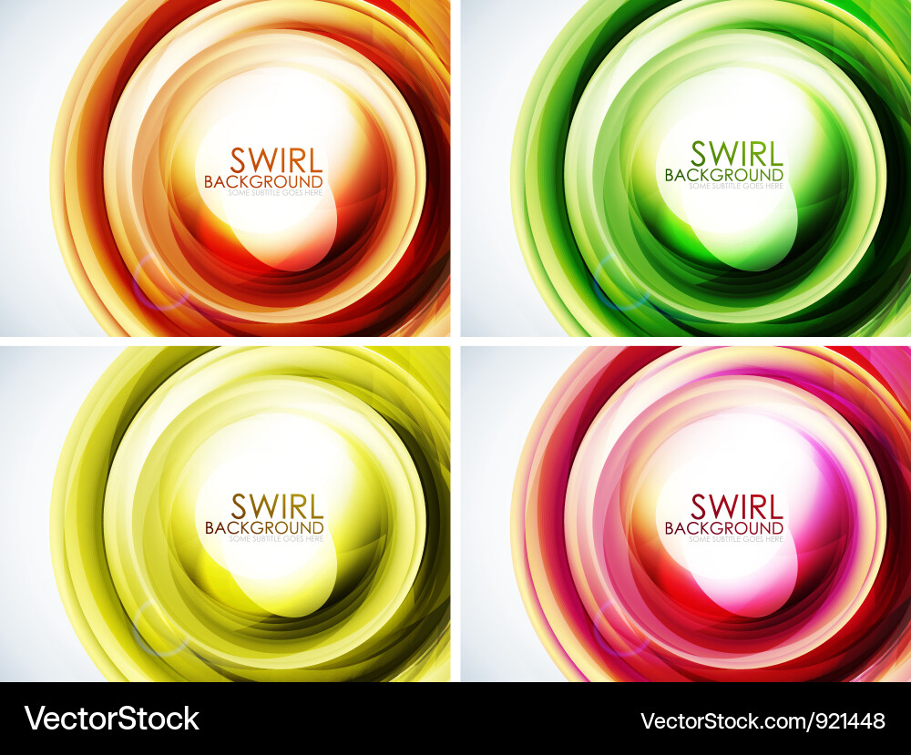 Swirl abstract background vector image