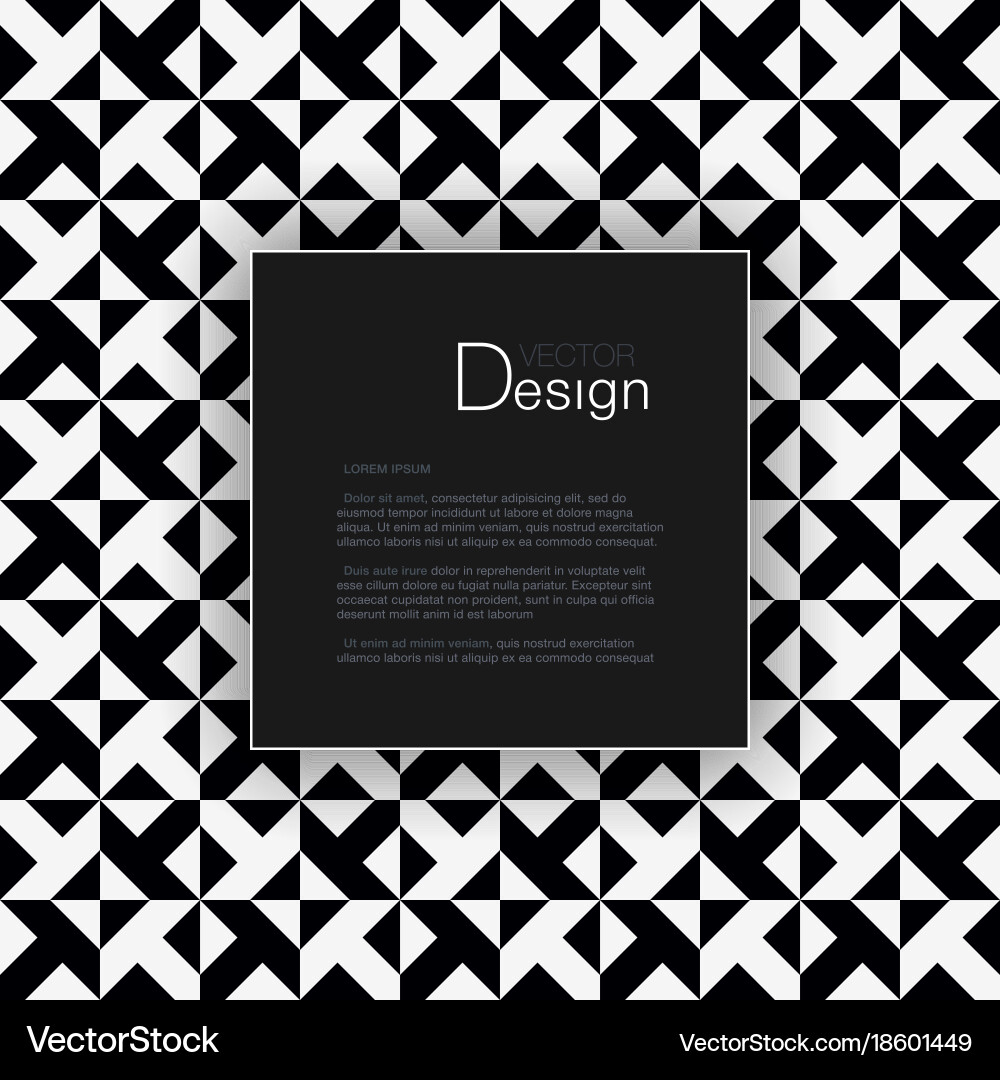 Abstract background with text box vector image