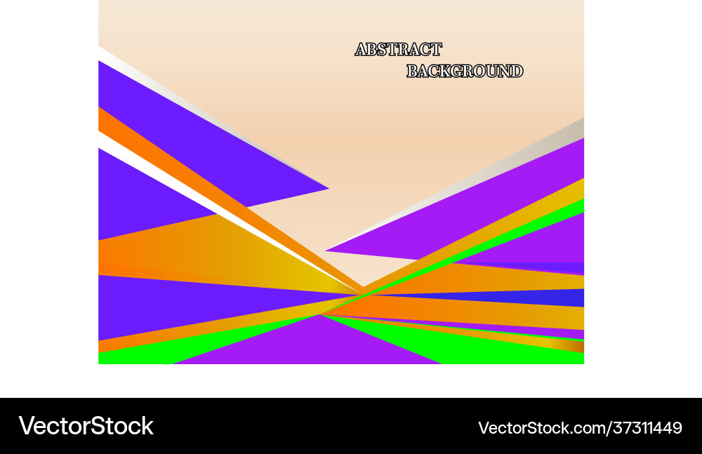 Abstract polygonal background colorful triangle Vector Image