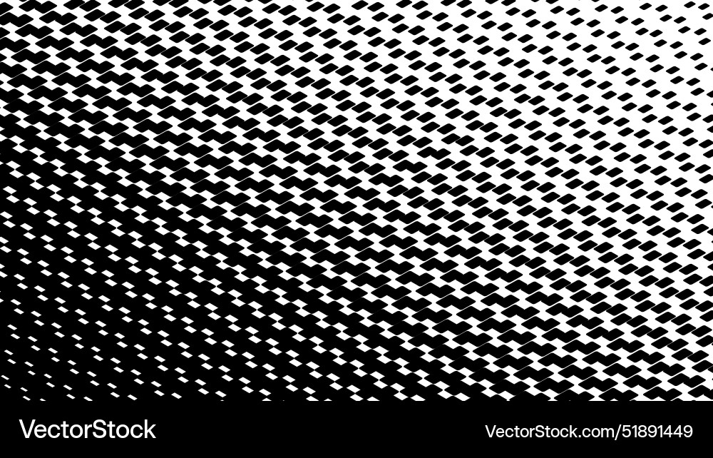 Black square halftone pattern abstract background Black square halftone pattern abstract background Vector Image