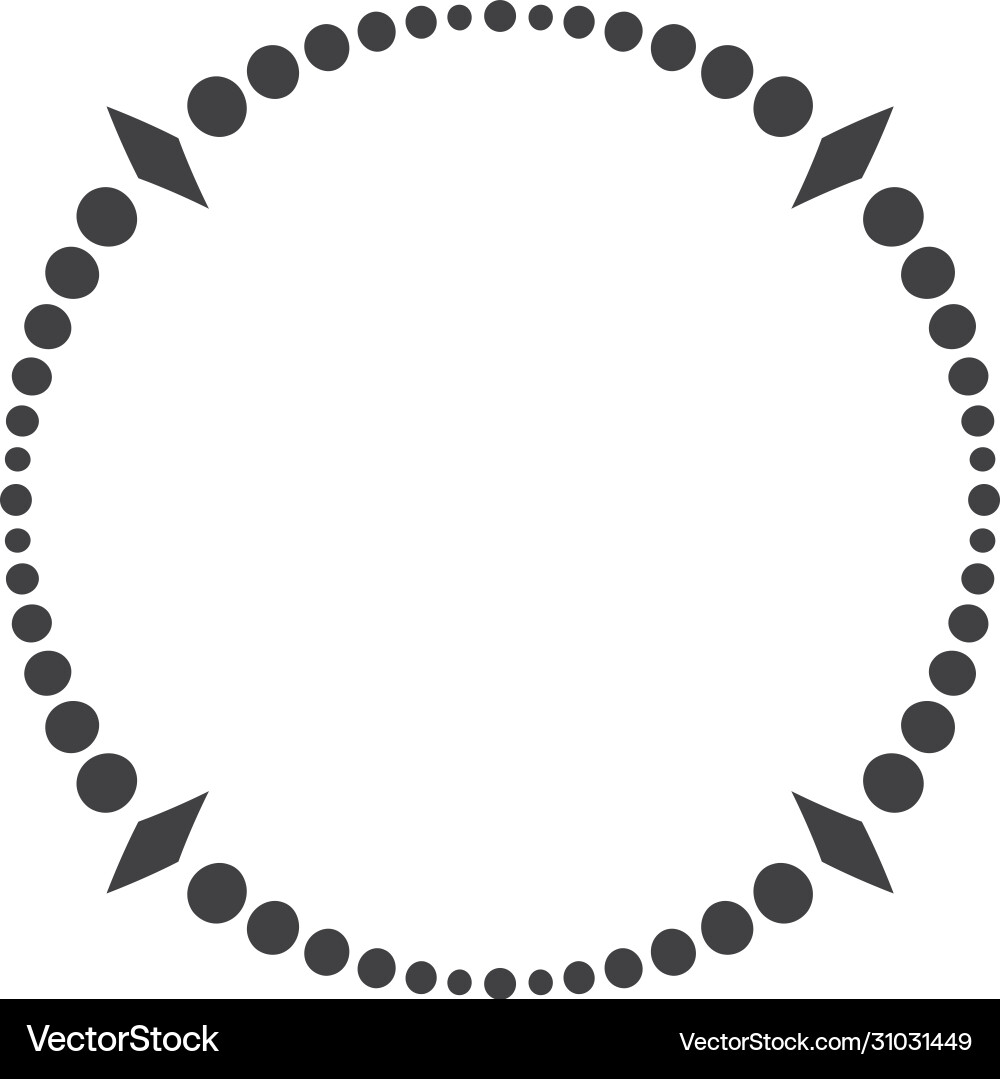 Border line design vector image