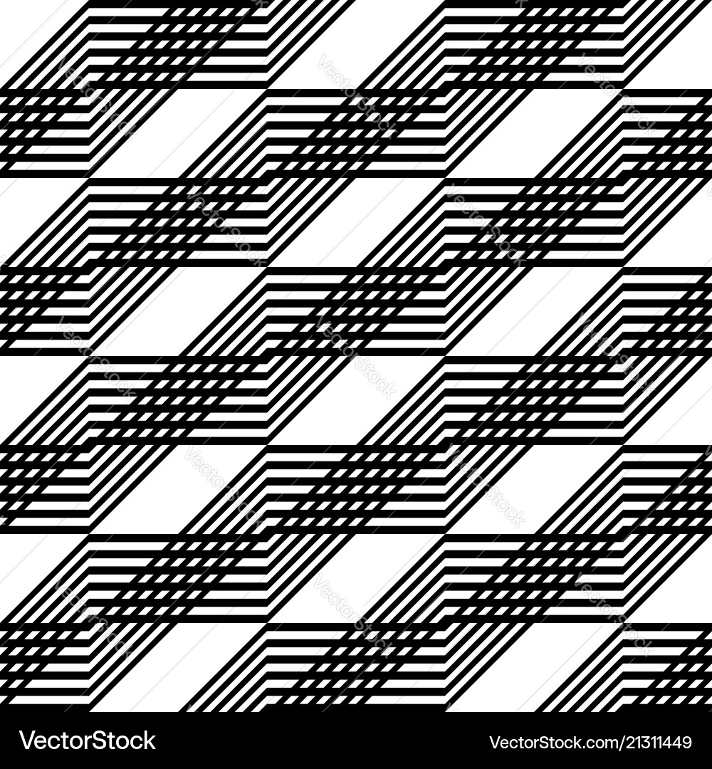 Design seamless monochrome grating pattern Vector Image