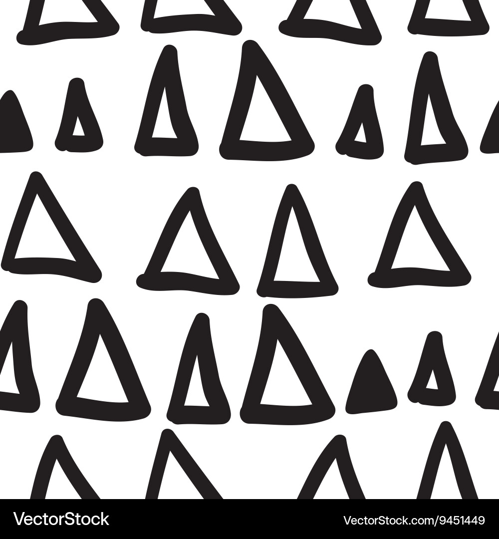 Geometric Triangle Pattern vector image