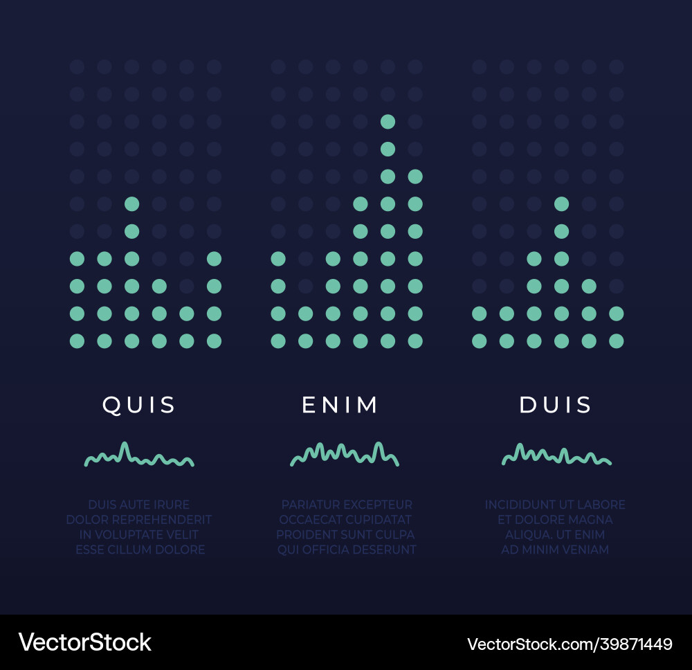 Modern ui infographic data visualization graphs Modern ui infographic data visualization graphs vector image
