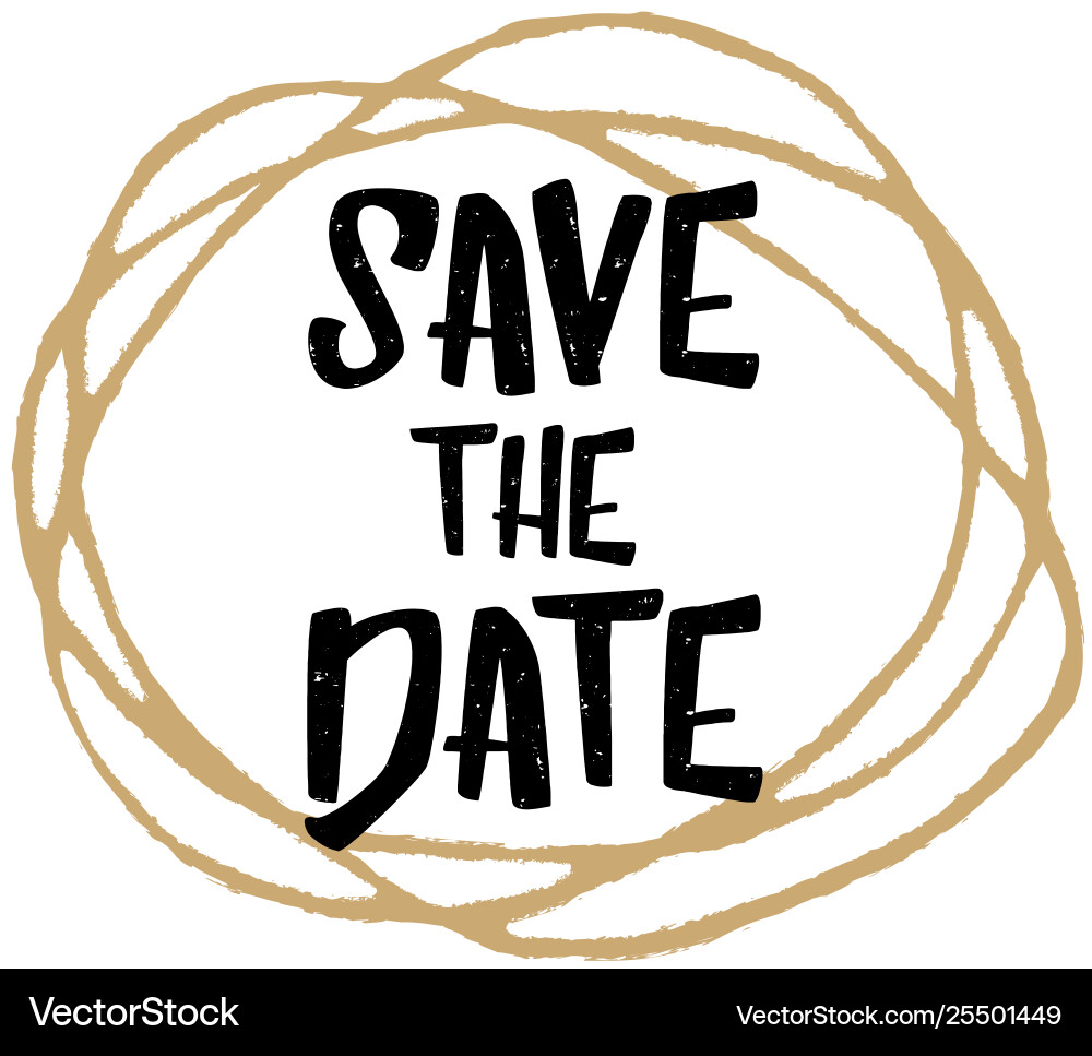 Save date invite card template with modern Save date invite card template with modern Vector Image