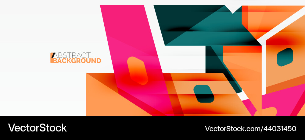 Abstract line and triangle background creative Vector Image