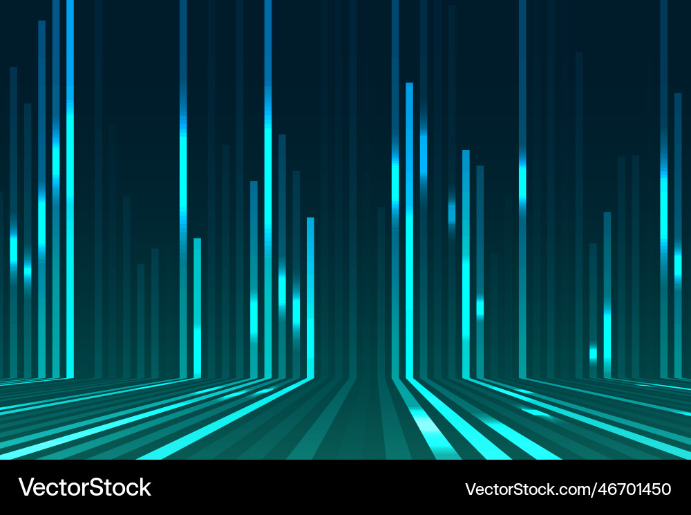 Abstract lines on a dark background Vector Image