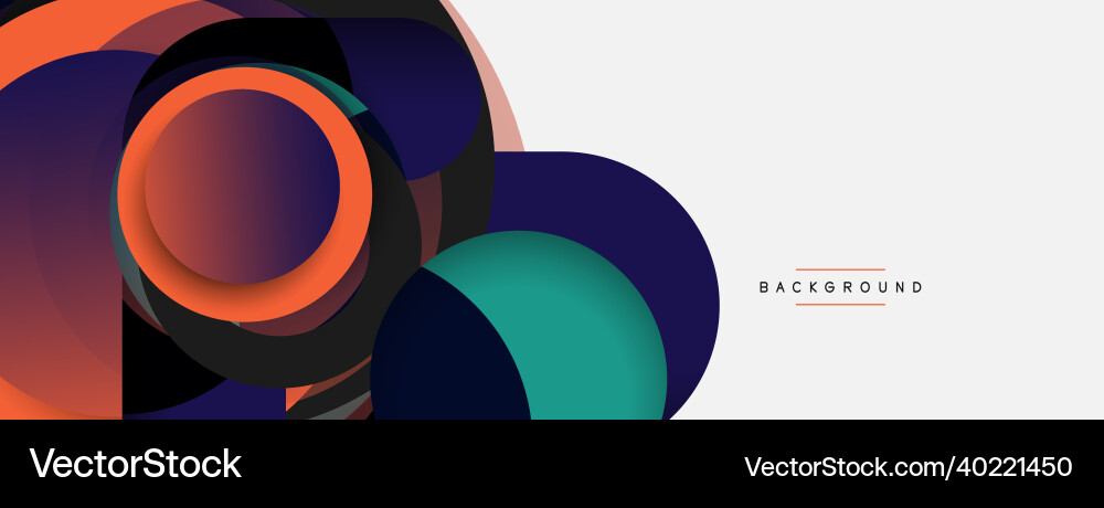 Circle and round shapes abstract background Circle and round shapes abstract background Vector Image