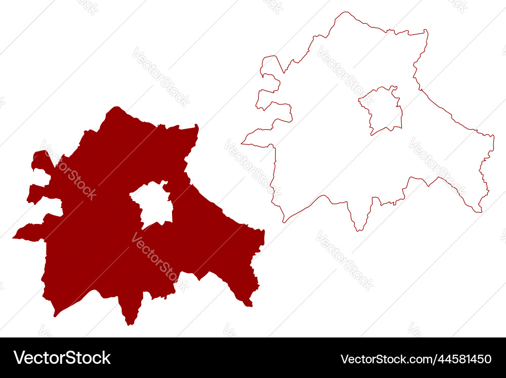 South cambridgeshire non-metropolitan district South cambridgeshire non-metropolitan district vector image