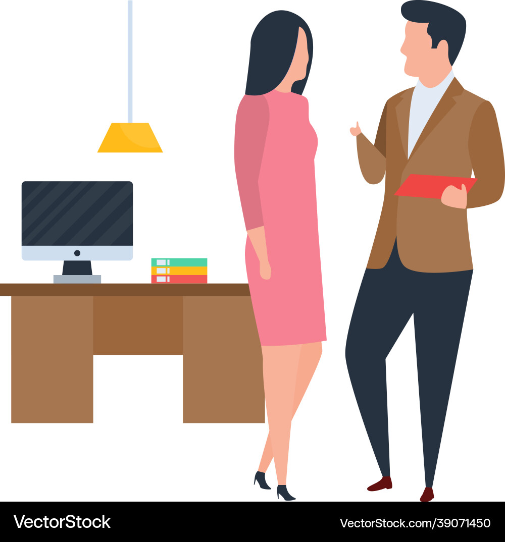 Task assign vector image
