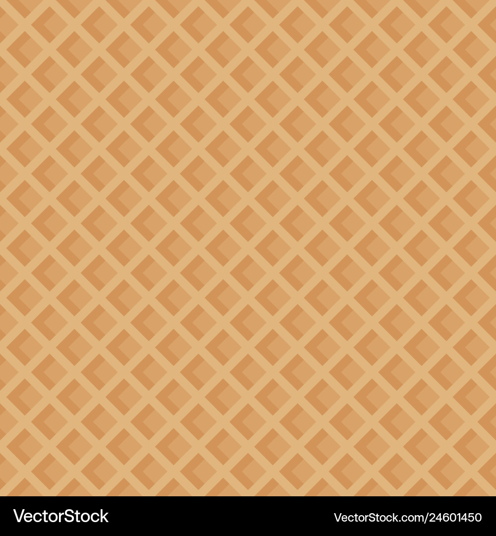Texture of the waffles seamless pattern Texture of the waffles seamless pattern vector image