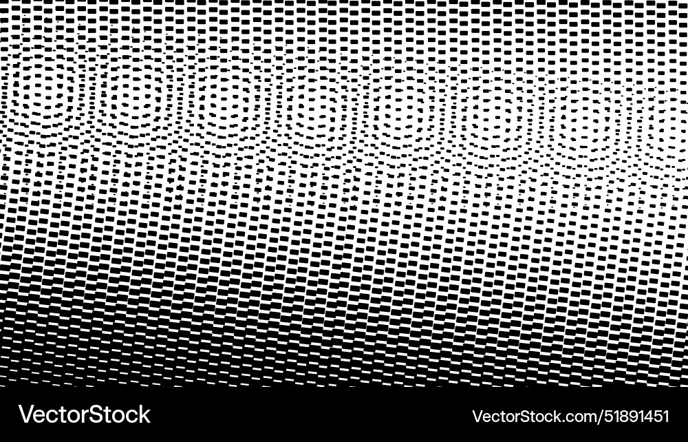 Black square halftone pattern abstract background Vector Image