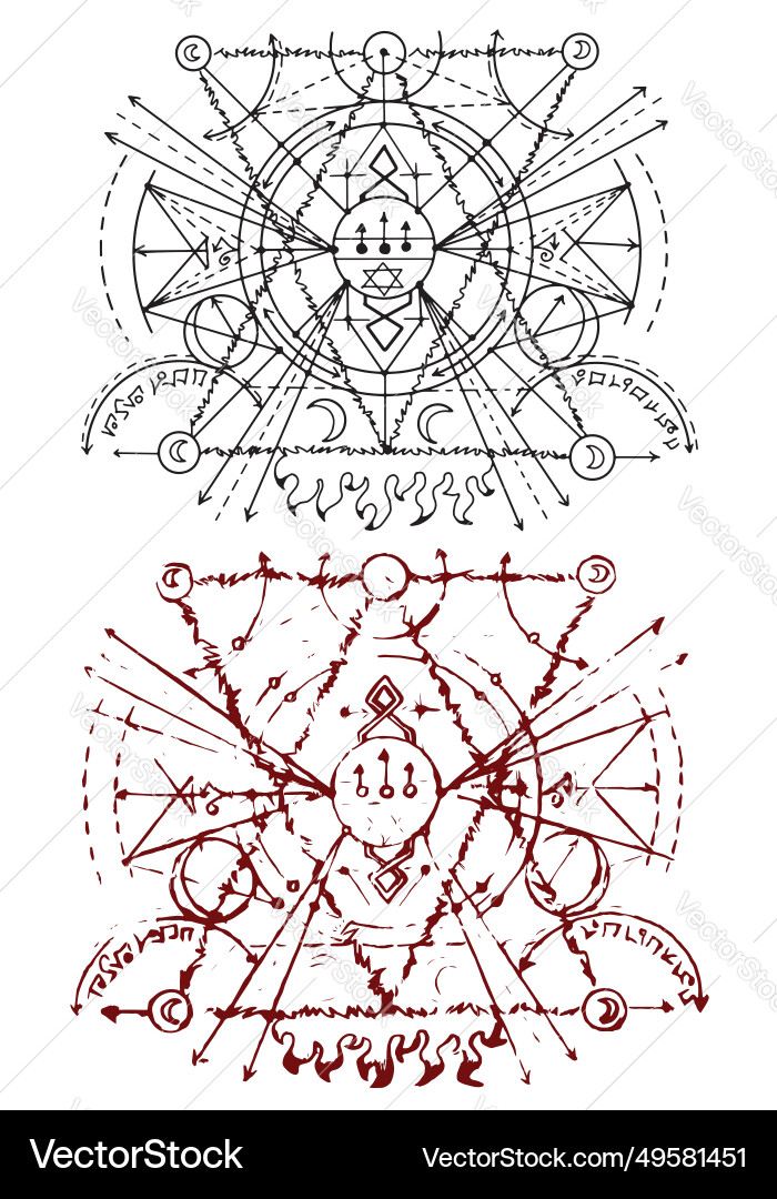 Design set with sacred geometry elements Design set with sacred geometry elements vector image