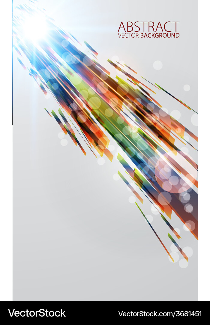 Dynamic Abstract Background with Lines vector image