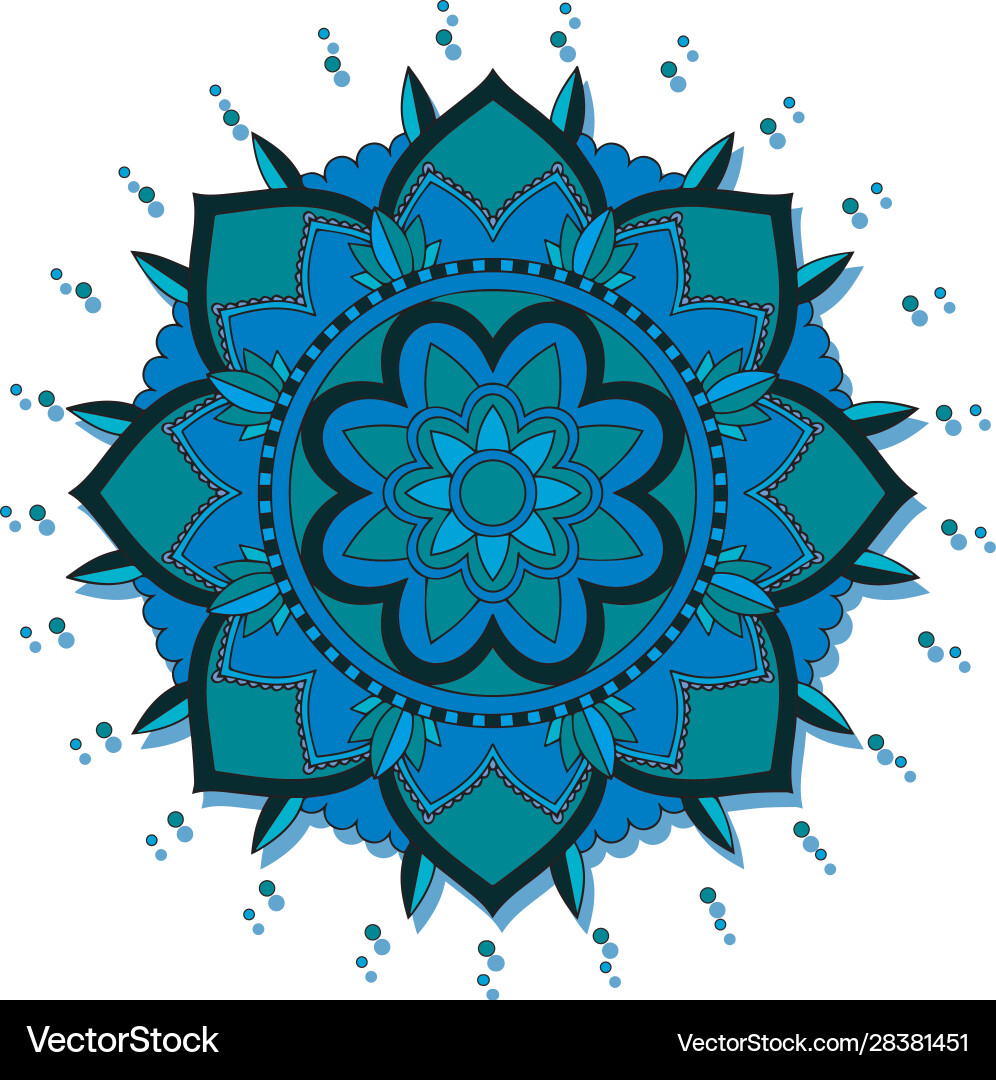 Mandala patterns on isolated background Mandala patterns on isolated background Vector Image