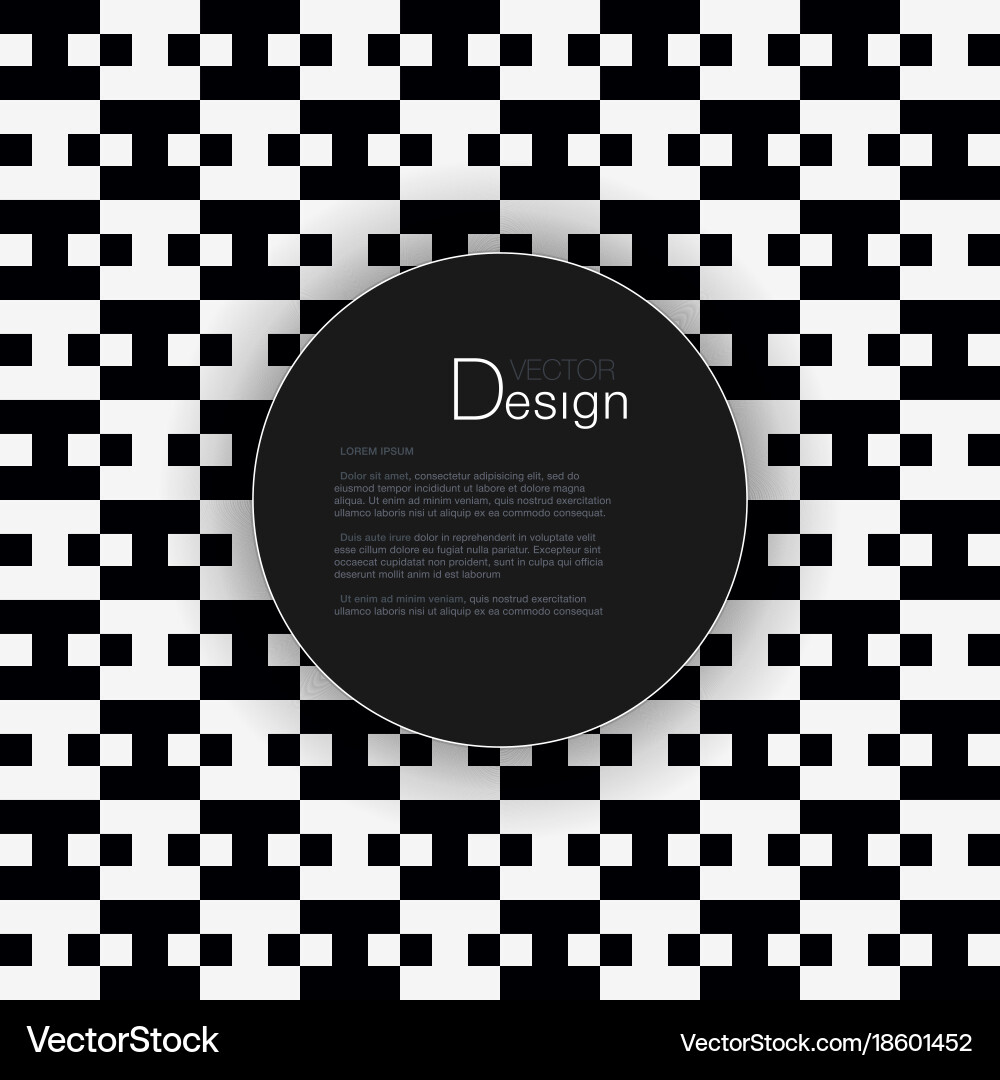 Abstract background with text box vector image