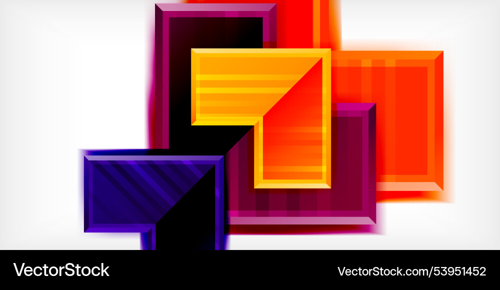 Arrow symbols created with 3d effects and line Vector Image