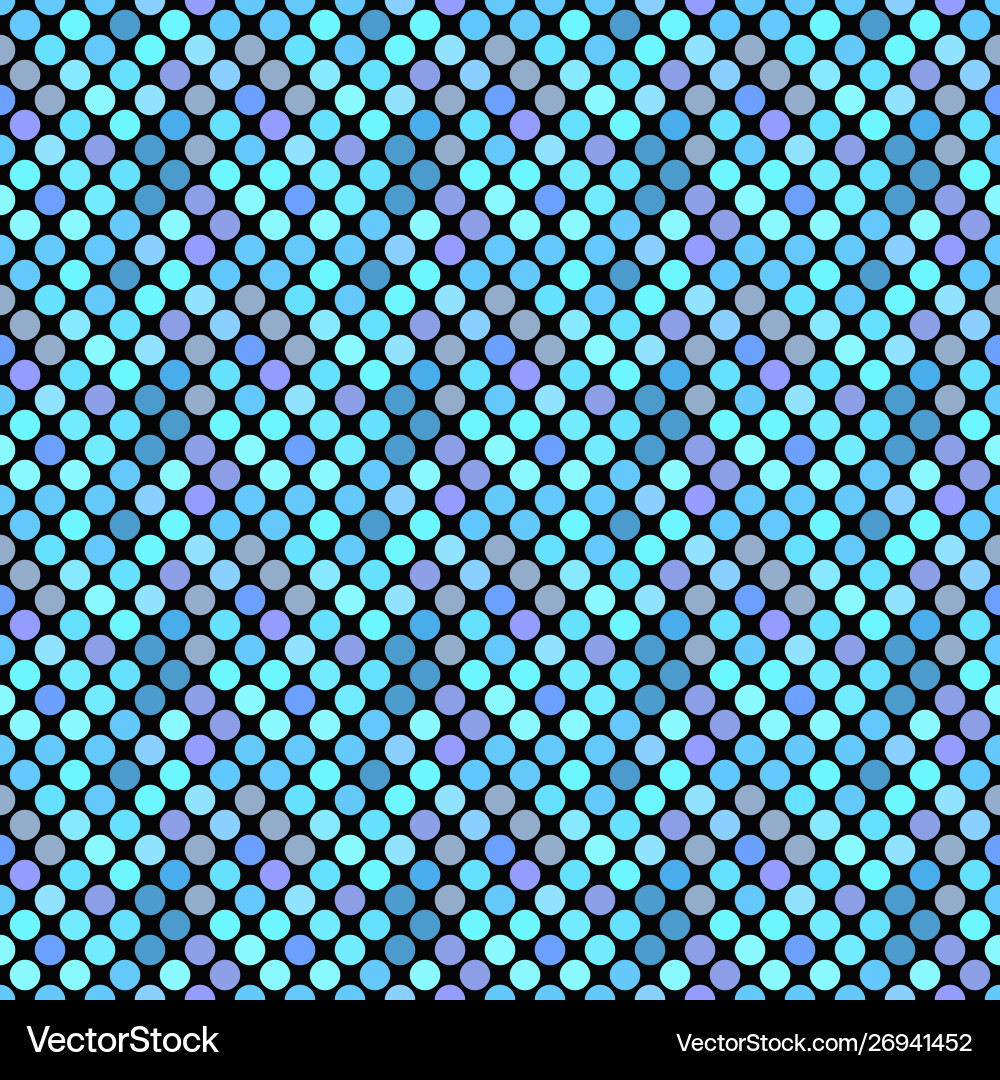 Blue dot pattern background design - abstract cyan vector image