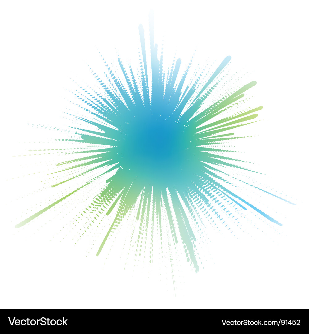 Dynamic Ink Splash Vector Image