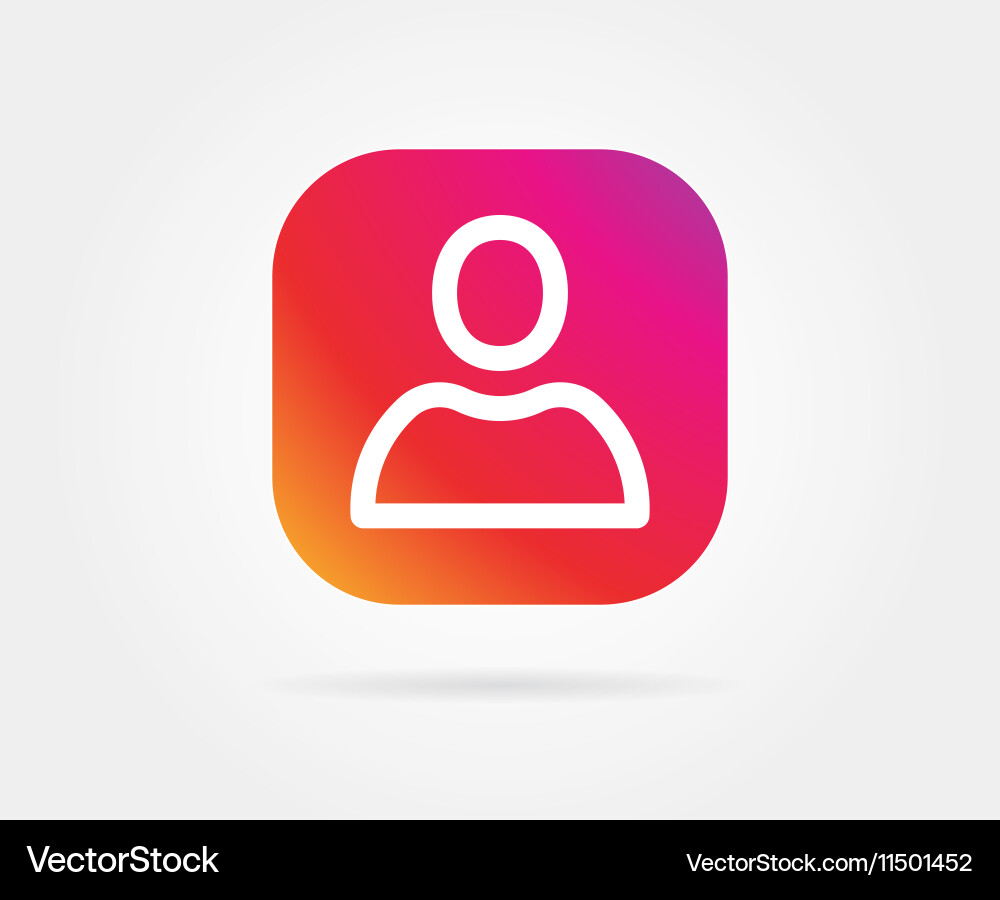 Gradient App Icon Template vector image