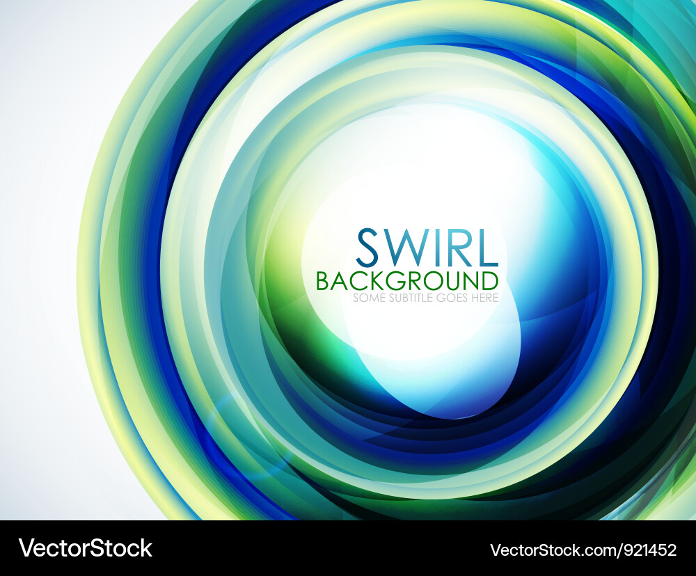 Swirl abstract background vector image