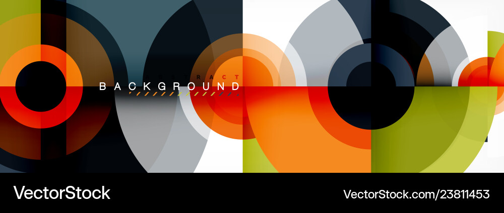 Abstract background circle design Vector Image