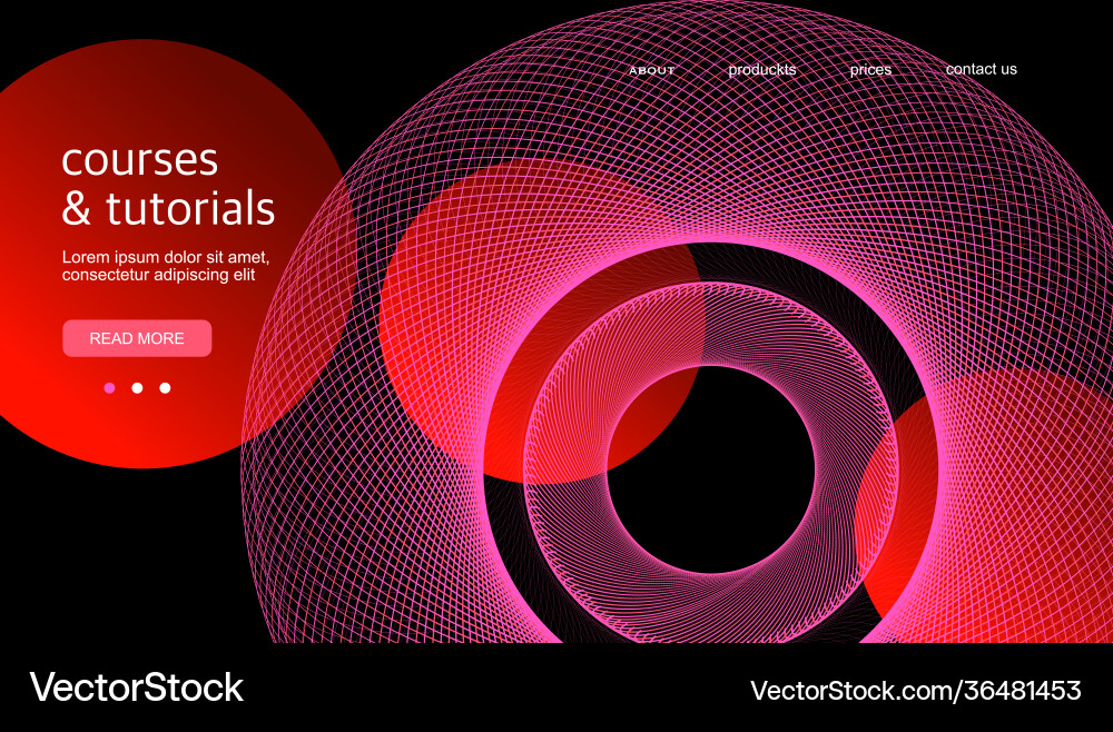 Abstract background with a line swirl and red Abstract background with a line swirl and red Vector Image