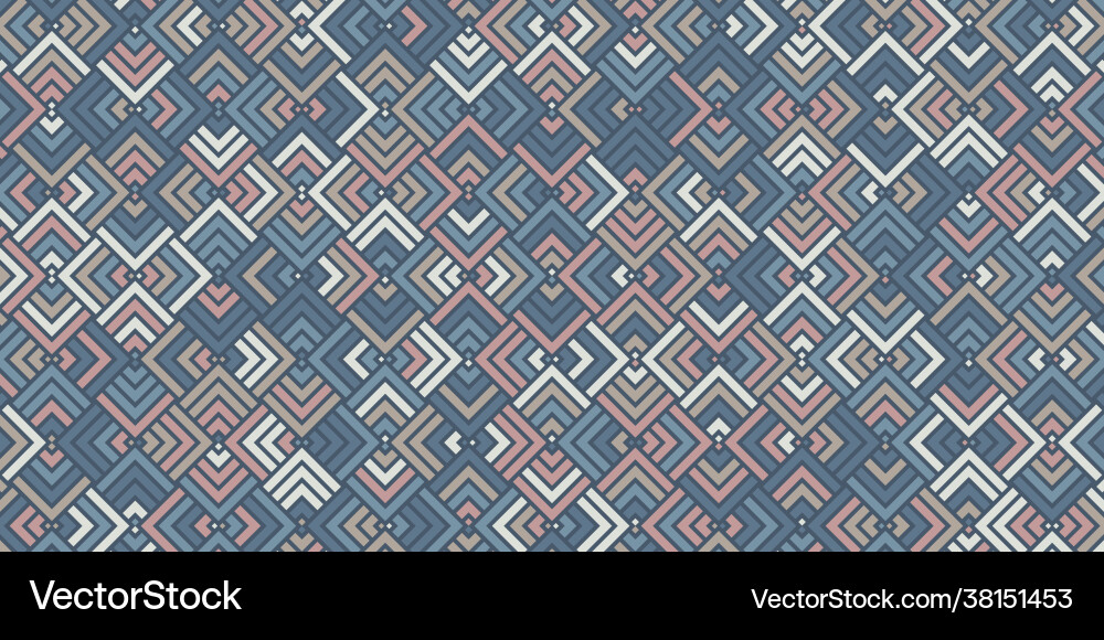 Abstract geometric seamless pattern with square Abstract geometric seamless pattern with square vector image