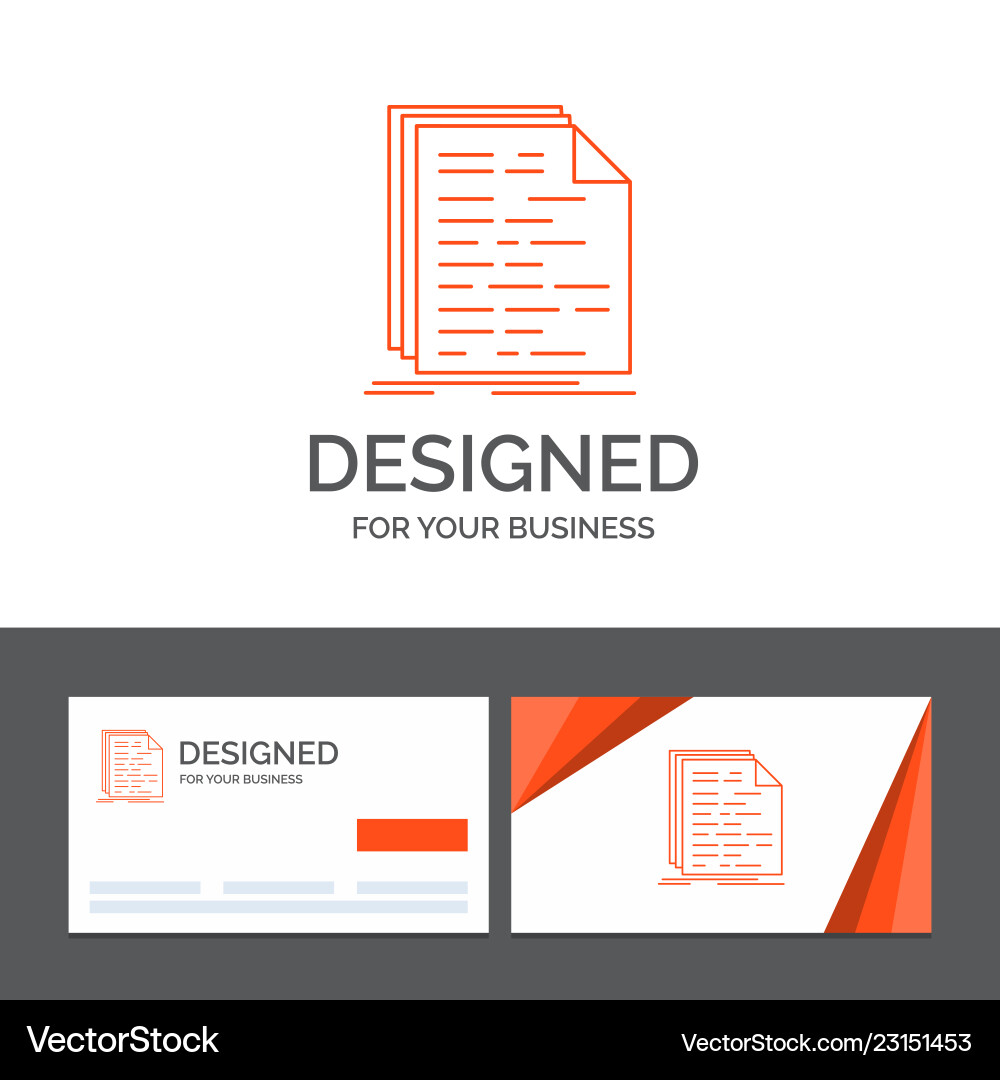 Business logo template for code coding doc Business logo template for code coding doc vector image