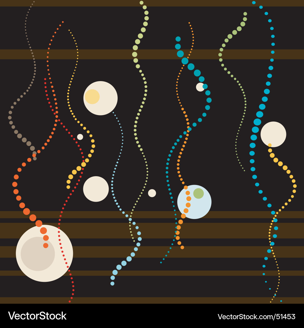 Dynamic Dot Paths Vector Image
