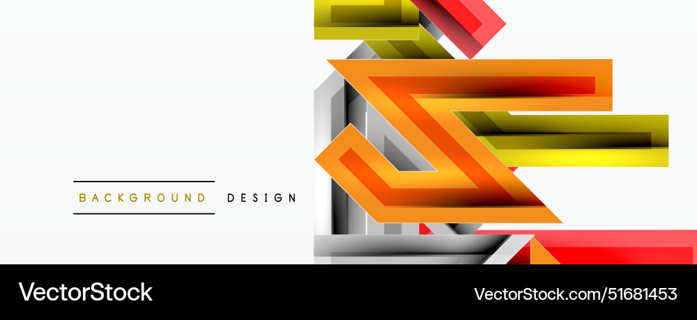 Line zig zag dynamic geometric abstract background Vector Image