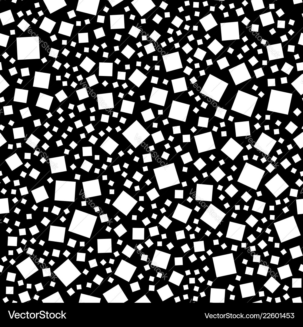 Repeatable random squares abstract geometric Vector Image